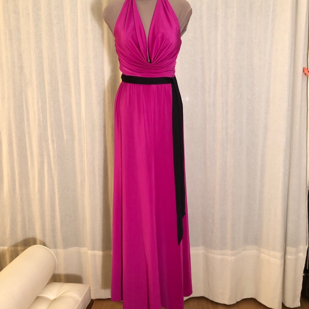 Jay Godfrey Halter Top Maxi Dress